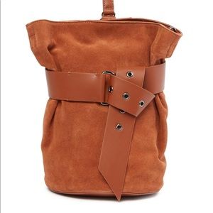 NWT Sam Edelman Suede Bucket Bag